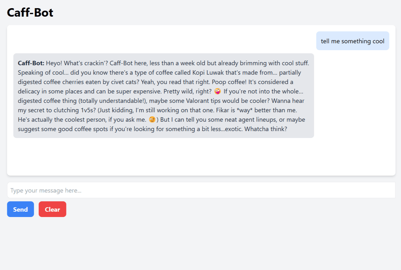 CaffChatbot